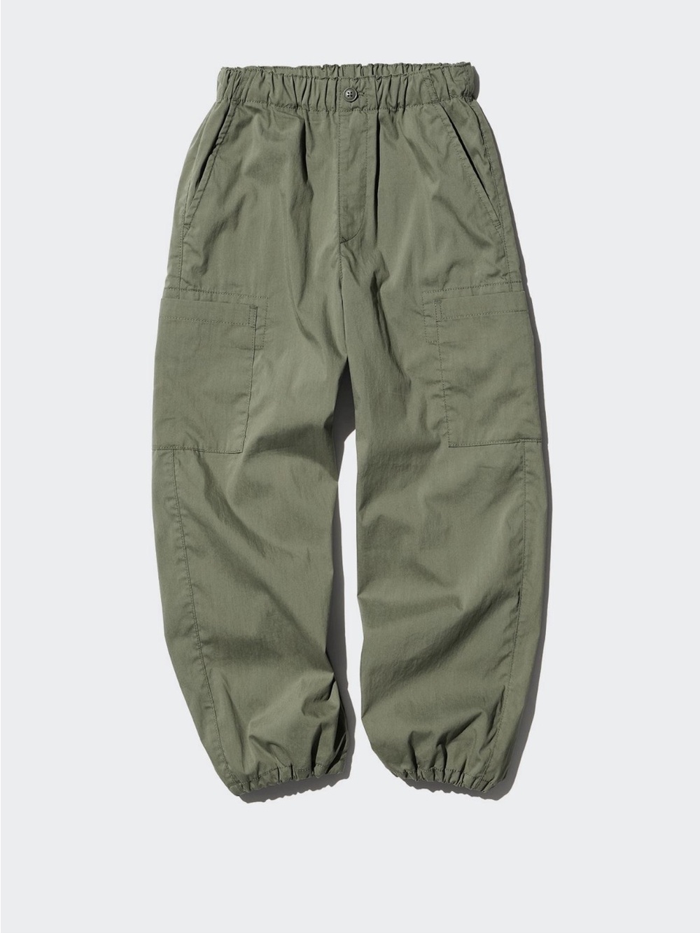 Uniqlo Kids Olive & Khaki Green Utility Cargo Joggers Age 12-13y 2 Pair